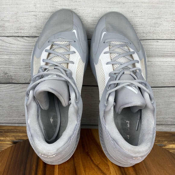 Nike Zoom Freak 4 TB Wolf Grey White Basketball Shoe DO9679-001 Men’s Size 10.5 - Picture 10 of 12